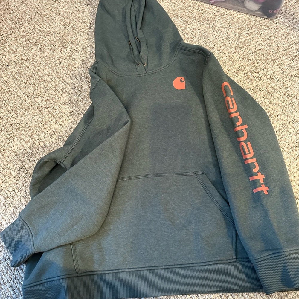 Carhartt Men's Green Hoodie